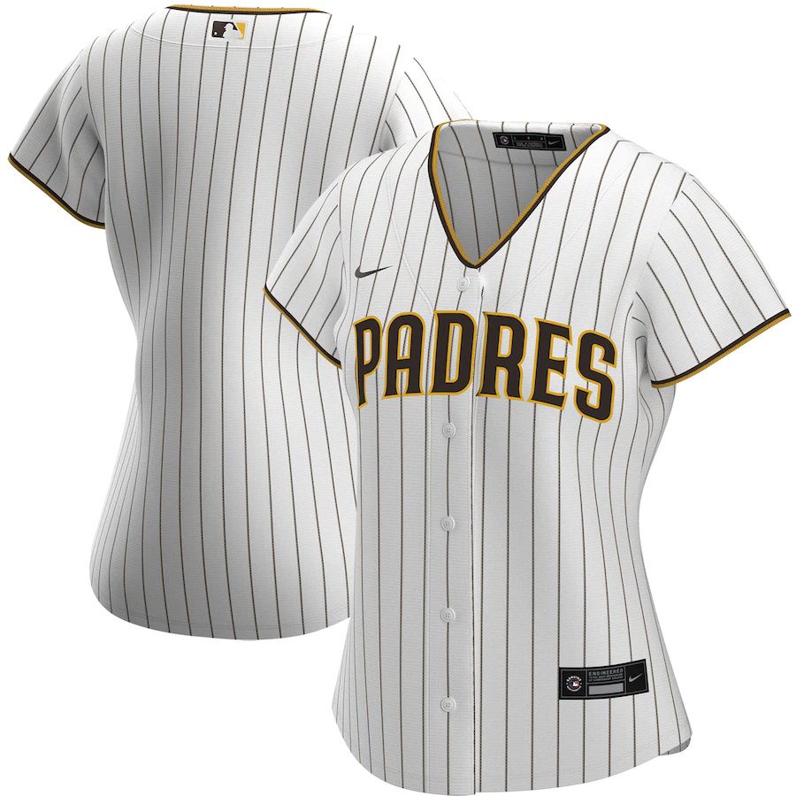 Cheap Womens San Diego Padres Nike White Home Replica Team MLB Jerseys